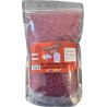 Pink red coarse-grained sugar with cherry flavor for cotton candy machines - 1,5 kg